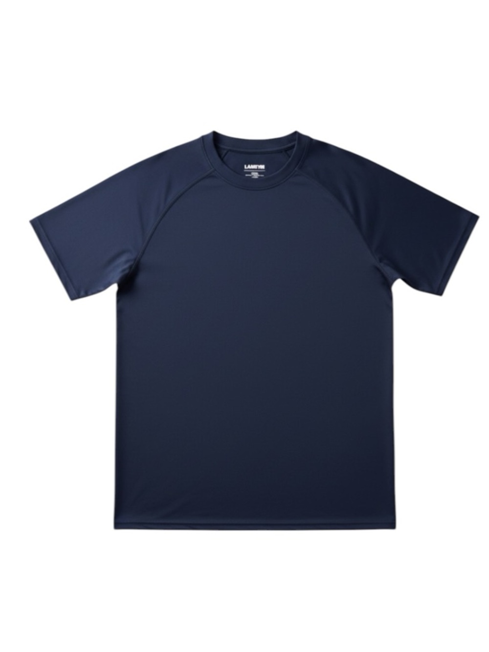 NWT Lands' End Boys Navy Short Sleeve Rash Guard Swim Beach Chlorine Resistant